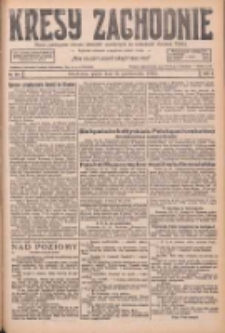 Kresy Zachodnie: pismo poświęcone obronie interes&oacute;w narodowych na zachodnich ziemiach Polski 1926.10.22 R.4 Nr244