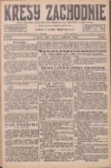 Kresy Zachodnie: pismo poświęcone obronie interes&oacute;w narodowych na zachodnich ziemiach Polski 1926.10.29 R.4 Nr250