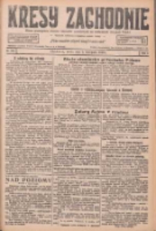 Kresy Zachodnie: pismo poświęcone obronie interes&oacute;w narodowych na zachodnich ziemiach Polski 1926.11.03 R.4 Nr253