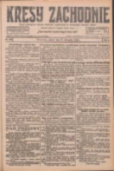Kresy Zachodnie: pismo poświęcone obronie interes&oacute;w narodowych na zachodnich ziemiach Polski 1926.11.26 R.4 Nr273