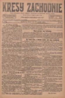Kresy Zachodnie: pismo poświęcone obronie interes&oacute;w narodowych na zachodnich ziemiach Polski 1926.12.28 R.4 Nr298