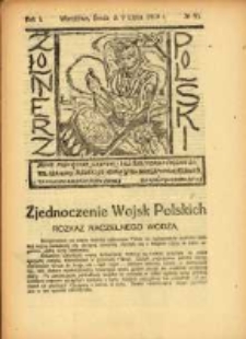 Żołnierz Polski : pismo poświęcone czynowi i doli żołnierza polskiego. R.1 1919 nr30