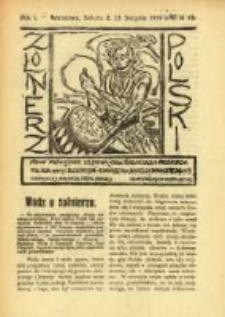 Żołnierz Polski : pismo poświęcone czynowi i doli żołnierza polskiego. R.1 1919 nr43