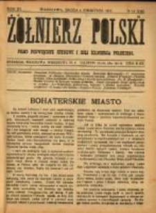 Żołnierz Polski : pismo poświęcone czynowi i doli żołnierza polskiego R.3 1921 nr16