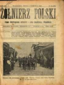 Żołnierz Polski : pismo poświęcone czynowi i doli żołnierza polskiego. R.3 1921 nr33
