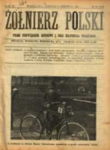 Żołnierz Polski : pismo poświęcone czynowi i doli żołnierza polskiego. R.3 1921 nr34