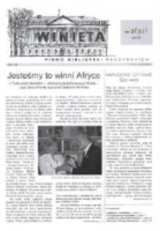 Winieta : pismo Biblioteki Raczyńskich 2016 Nr2 (72)