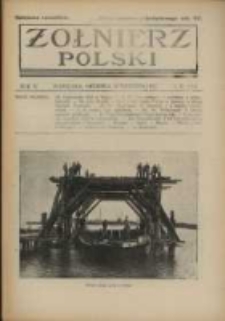 Żołnierz Polski : pismo poświęcone czynowi i doli żołnierza polskiego. R.4 1922 nr39