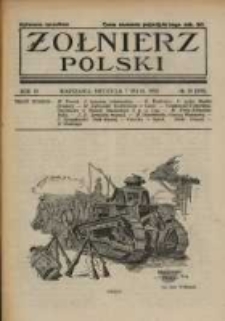 Żołnierz Polski : pismo poświęcone czynowi i doli żołnierza polskiego. R.4 1922 nr19