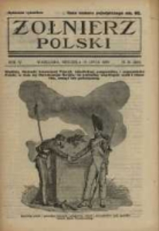 Żołnierz Polski : pismo poświęcone czynowi i doli żołnierza polskiego. R.4 1922 nr29