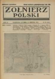 Żołnierz Polski : pismo poświęcone czynowi i doli żołnierza polskiego. R.4 1922 nr34