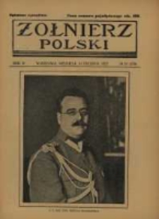 Żołnierz Polski : pismo poświęcone czynowi i doli żołnierza polskiego. R.4 1922 nr50