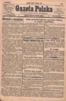 Gazeta Polska: codzienne pismo polsko-katolickie dla wszystkich stanów 1933.02.15 R.37 Nr37