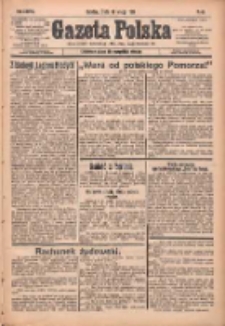 Gazeta Polska: codzienne pismo polsko-katolickie dla wszystkich stanów 1933.02.22 R.37 Nr43