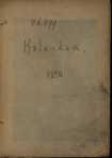 Toruński Kalendarz Katolicko Polski dla Prus Zachodnich, Wielk. Księstwa Poznańskiego i Slązka na rok zwyczajny 1890.