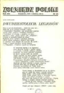 Żołnierz Polski : pismo poświęcone czynowi i doli żołnierza polskiego. R.16 1934 nr21