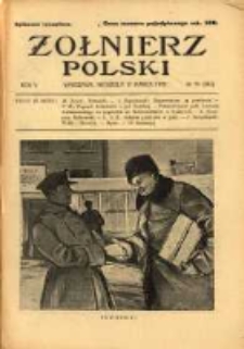 Żołnierz Polski : pismo poświęcone czynowi i doli żołnierza polskiego. R.5 1923 nr10