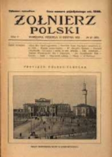 Żołnierz Polski : pismo poświęcone czynowi i doli żołnierza polskiego. R.5 1923 nr33
