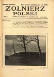 Żołnierz Polski : pismo poświęcone czynowi i doli żołnierza polskiego. R.5 1923 nr38
