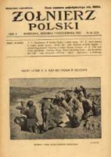 Żołnierz Polski : pismo poświęcone czynowi i doli żołnierza polskiego. R.5 1923 nr40