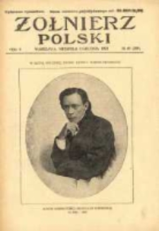 Żołnierz Polski : pismo poświęcone czynowi i doli żołnierza polskiego. R.5 1923 nr48