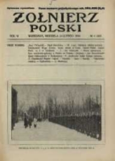 Żołnierz Polski : pismo poświęcone czynowi i doli żołnierza polskiego. R.6 1924 nr8