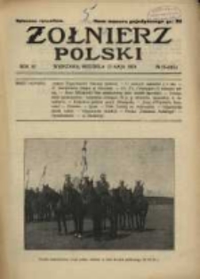 Żołnierz Polski : pismo poświęcone czynowi i doli żołnierza polskiego. R.6 1924 nr21