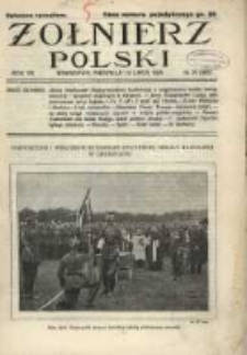 Żołnierz Polski : pismo poświęcone czynowi i doli żołnierza polskiego. R.7 1925 nr29