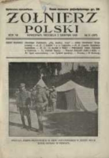 Żołnierz Polski : pismo poświęcone czynowi i doli żołnierza polskiego. R.7 1925 nr31