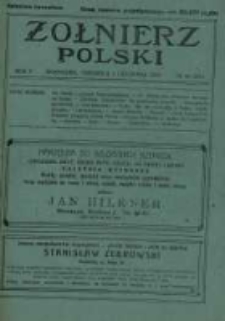 Żołnierz Polski : pismo poświęcone czynowi i doli żołnierza polskiego. R.5 1923 nr44