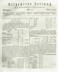 Allgemeine Zeitung: mit allerhöchsten Privilegien. 1809.03.01 Nro.60