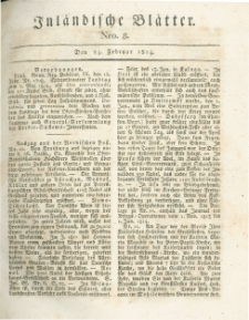 Inländische Blätter. 1814.02.24 Nr8