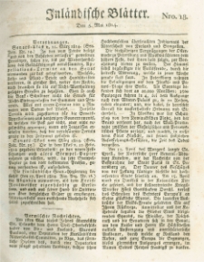 Inländische Blätter. 1814.05.05 Nr18