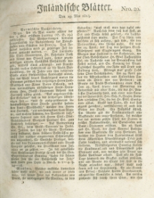 Inländische Blätter. 1814.05.19 Nr20