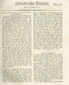 Inländische Blätter. 1814.06.09 Nr23