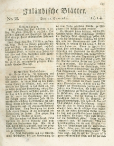 Inländische Blätter. 1814.09.22 Nr38