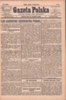 Gazeta Polska: codzienne pismo polsko-katolickie dla wszystkich stanów 1934.02.27 R.38 Nr47