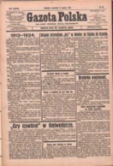 Gazeta Polska: codzienne pismo polsko-katolickie dla wszystkich stanów 1934.03.15 R.38 Nr61