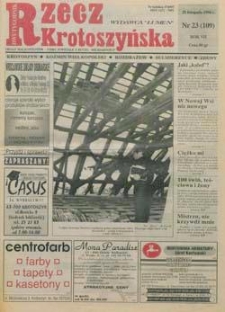 Rzecz Krotoszyńska 1996.11.28 R.7 Nr23(109)