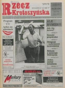 Rzecz Krotoszyńska 1997.08.07 R.8 Nr26(136)
