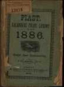 Piast: kalendarz polski ludowy na rok 1886. R.9.