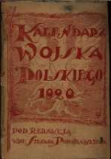 Kalendarz Wojska Polskiego na rok 1920.