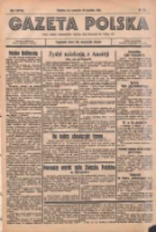 Gazeta Polska: codzienne pismo polsko-katolickie dla wszystkich stanów 1934.12.20 R.38 Nr295