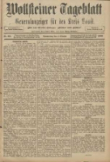 Wollsteiner Tageblatt: Generalanzeiger f&uuml;r den Kreis Bomst: mit der Gratis-Beilage: "Bl&auml;tter und Bl&uuml;ten" 1908.10.01 Nr231