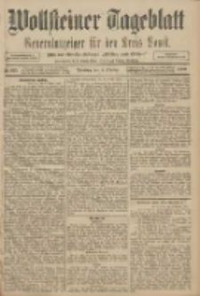 Wollsteiner Tageblatt: Generalanzeiger f&uuml;r den Kreis Bomst: mit der Gratis-Beilage: "Bl&auml;tter und Bl&uuml;ten" 1908.10.06 Nr235