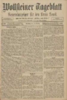 Wollsteiner Tageblatt: Generalanzeiger für den Kreis Bomst: mit der Gratis-Beilage: "Blätter und Blüten" 1908.10.06 Nr235