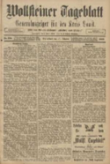 Wollsteiner Tageblatt: Generalanzeiger f&uuml;r den Kreis Bomst: mit der Gratis-Beilage: "Bl&auml;tter und Bl&uuml;ten" 1908.10.10 Nr239