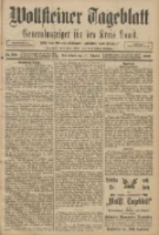 Wollsteiner Tageblatt: Generalanzeiger für den Kreis Bomst: mit der Gratis-Beilage: "Blätter und Blüten" 1908.10.10 Nr239