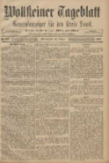 Wollsteiner Tageblatt: Generalanzeiger f&uuml;r den Kreis Bomst: mit der Gratis-Beilage: "Bl&auml;tter und Bl&uuml;ten" 1908.10.14 Nr242