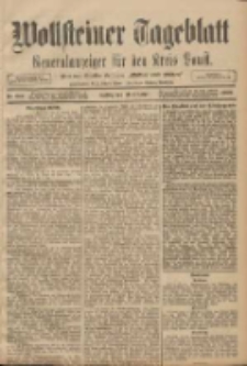 Wollsteiner Tageblatt: Generalanzeiger f&uuml;r den Kreis Bomst: mit der Gratis-Beilage: "Bl&auml;tter und Bl&uuml;ten" 1908.10.16 Nr244